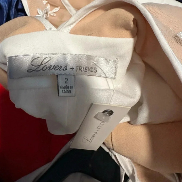 NWT Lovers + Friends Gown Maxi Dress White Wedding size 2 - Picture 6 of 8